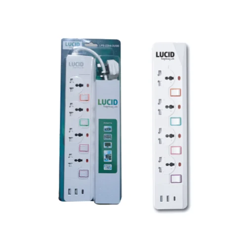 4 Way Extension Socket LPS 2204- 3USB